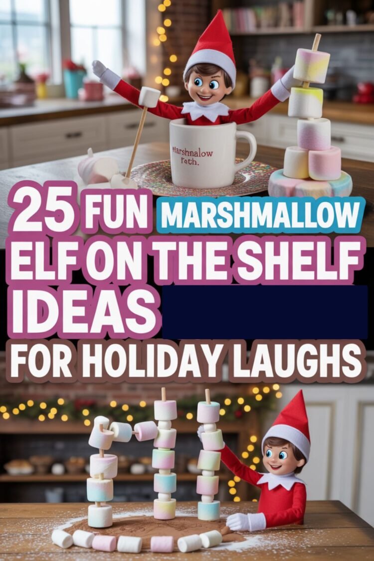 25 Fun Marshmallow Elf on the Shelf Ideas for Holiday Laughs