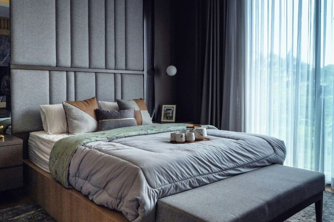 Grey Headboard Bedroom Styles