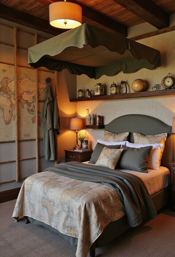 adventurous world travel themed bedroom d cor