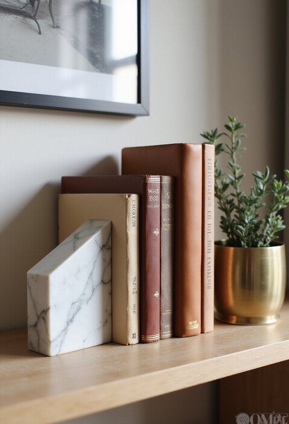 bookends elevate shelf artistry functionality