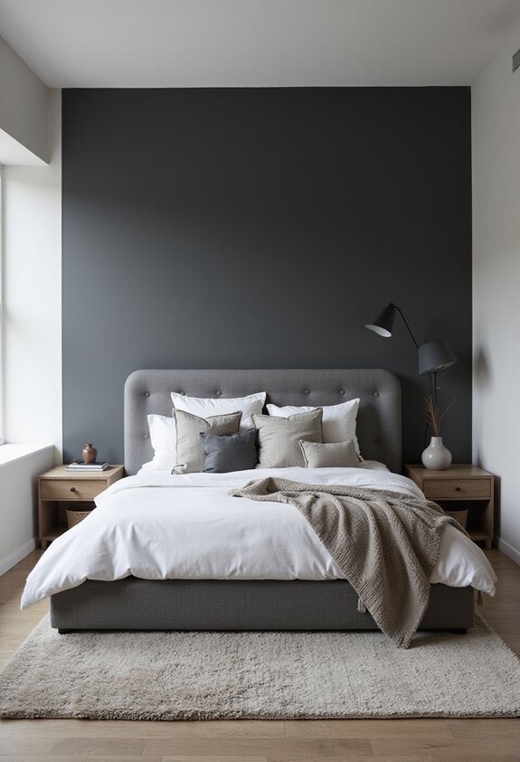 charcoal accents statement furniture sophisticated style