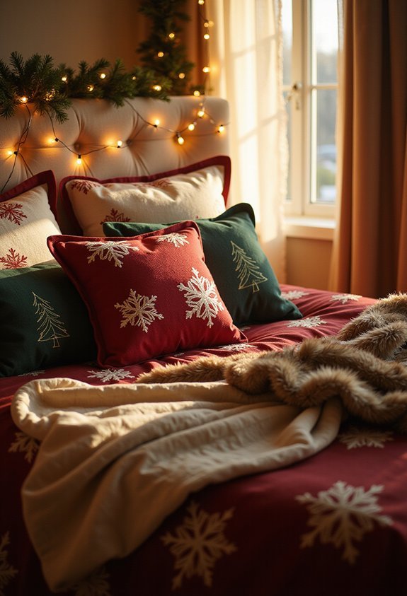 cozy christmas bedding wonderland