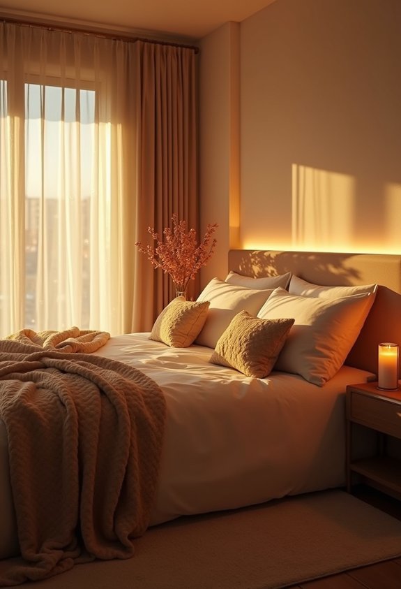 cozy dreamy soft golden lighting