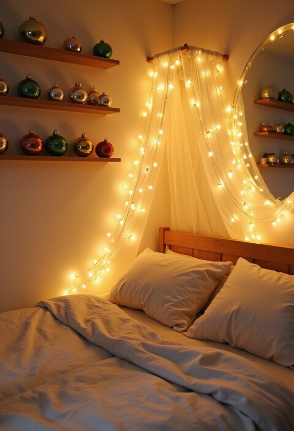 cozy glowing starry night