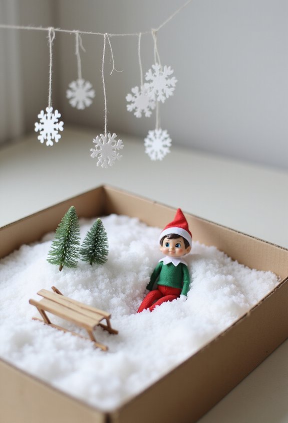 cozy winter wonderland in a shoebox