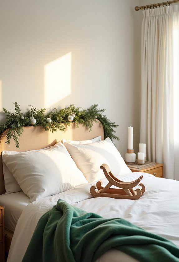 elegant minimalist holiday styling