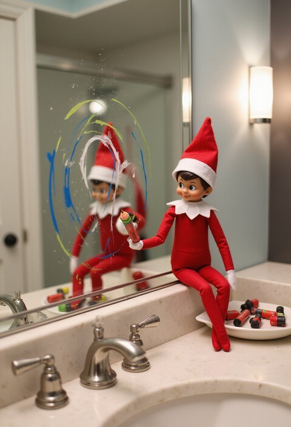 elf dry erase bathroom banter permanent mistake