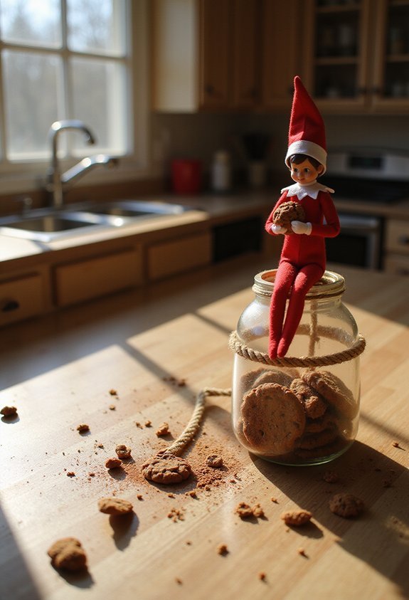 elf executes daring cookie heist