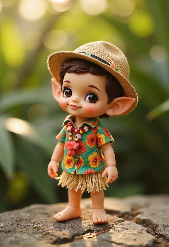 elf s tropical luau vacation getaway