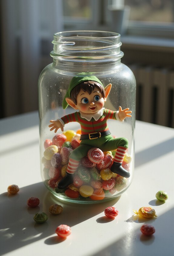 elf trapped in sugary nightmare