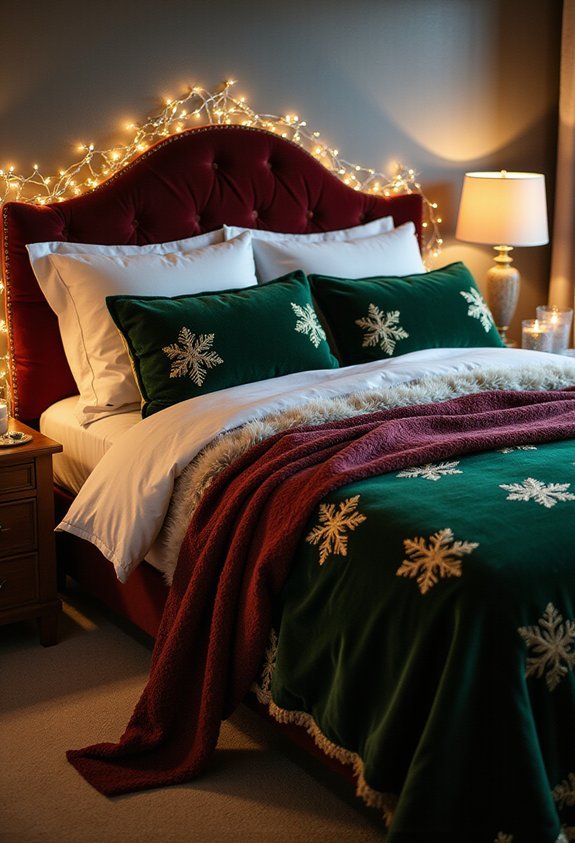 festive cozy affordable holiday bedding
