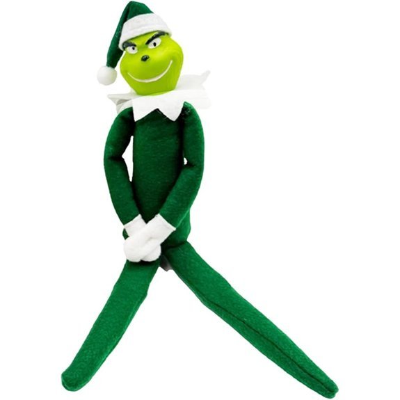 Christmas Elf Plush Doll 12 Inches Green