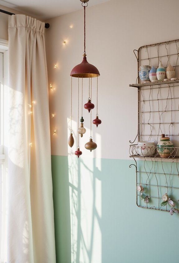 floating ornament winter wonderland display