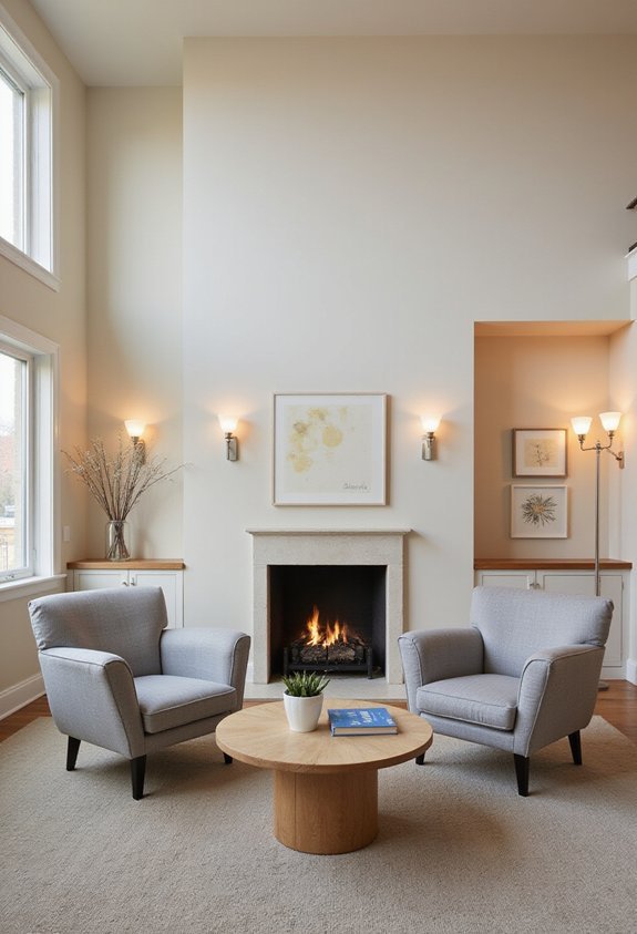 focal point anchored seating arrangement magic