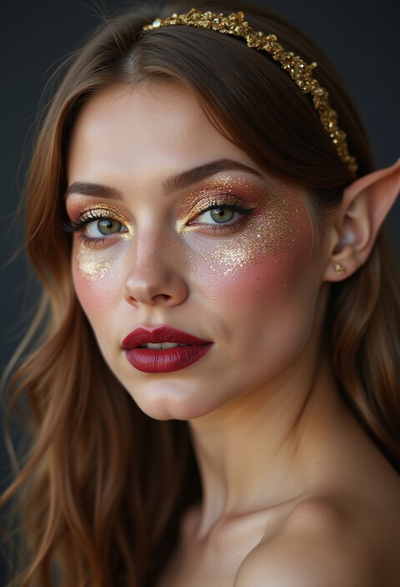 glittery gold holiday glamour galore