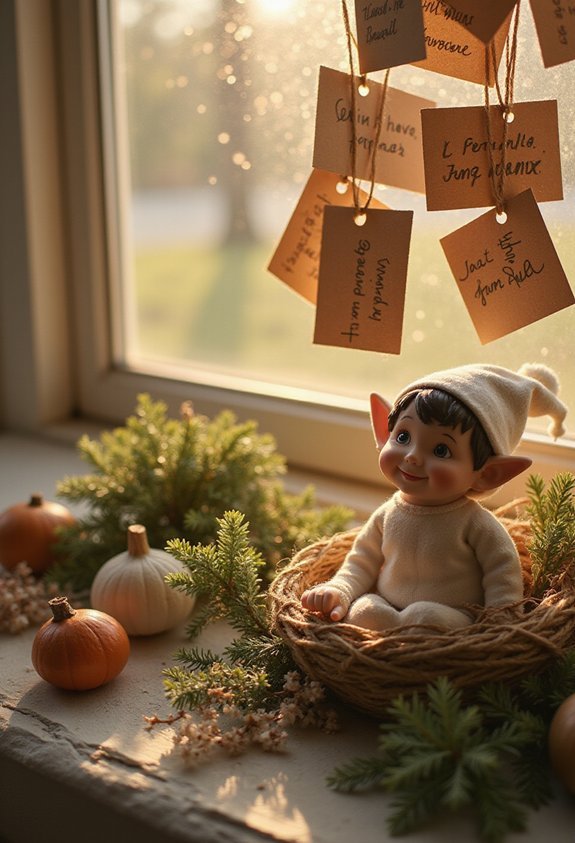 gratitude garland celebrates elf s departure