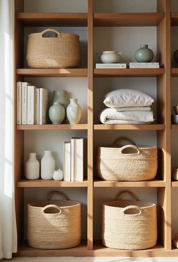 hidden storage baskets magic