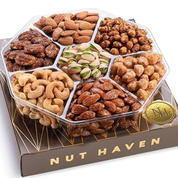 Holiday Christmas Nuts Gift Basket Assortment