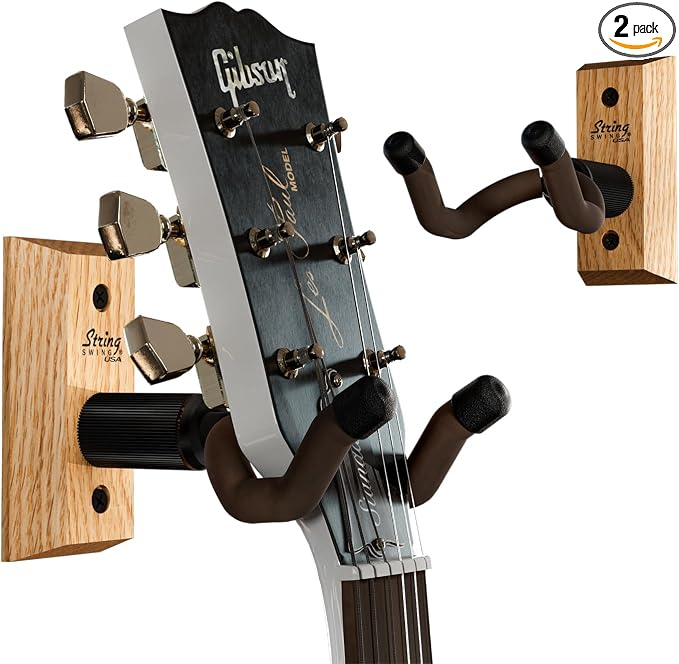 String Swing Guitar Wall Hanger 2 Pack