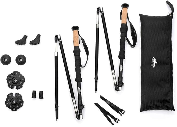 Cascade Mountain Tech Carbon Fiber Trekking Poles