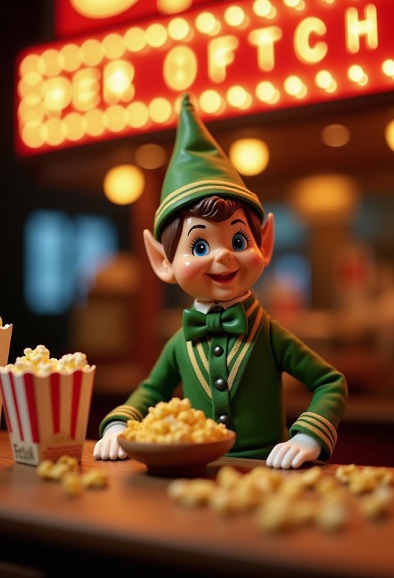 jolly elf concession stand attendant