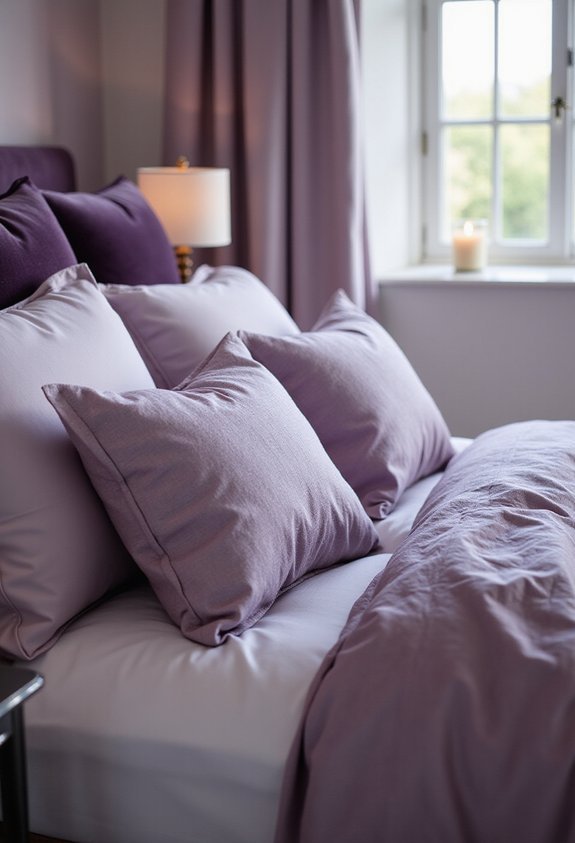 layered lavender bedding cloud like sanctuary