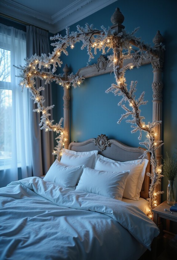magical cozy enchanted winter dreamscape
