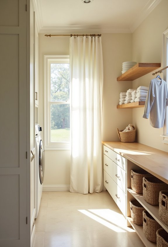 make laundry room pretty