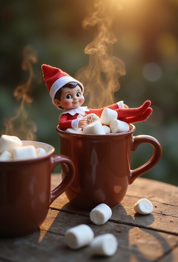 marshmallow hot chocolate elf magic