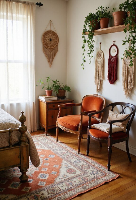 mismatched eclectic vintage intentional