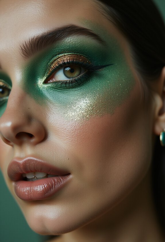 mystical forest green bronze enchantment