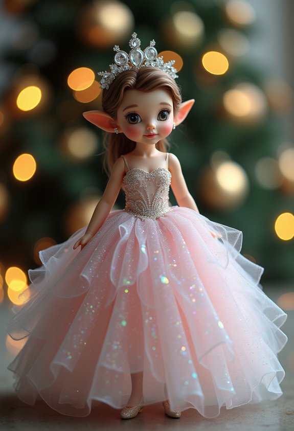 overstuffed elf princess ball gown