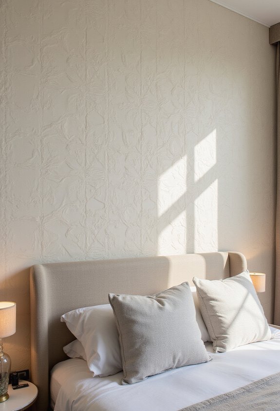 personality transplant through textured wallpaper