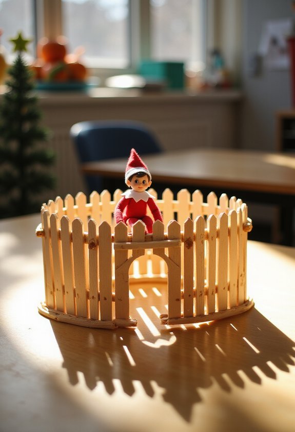 popsicle stick fort building competition