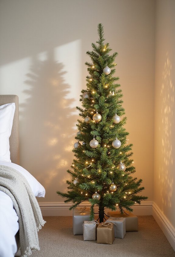 skinny flexible space saving pre lit