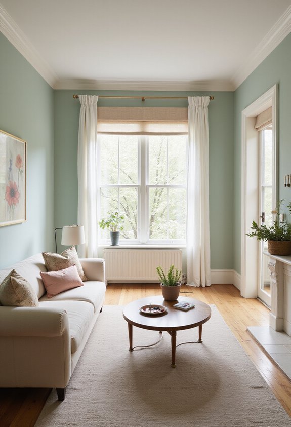 soft light layered textural palette