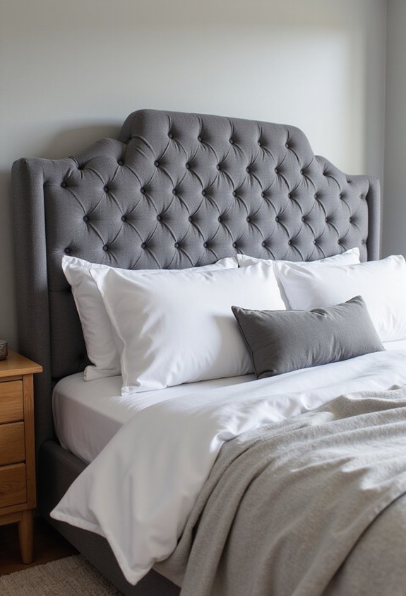 soft padded textured comforting headboard