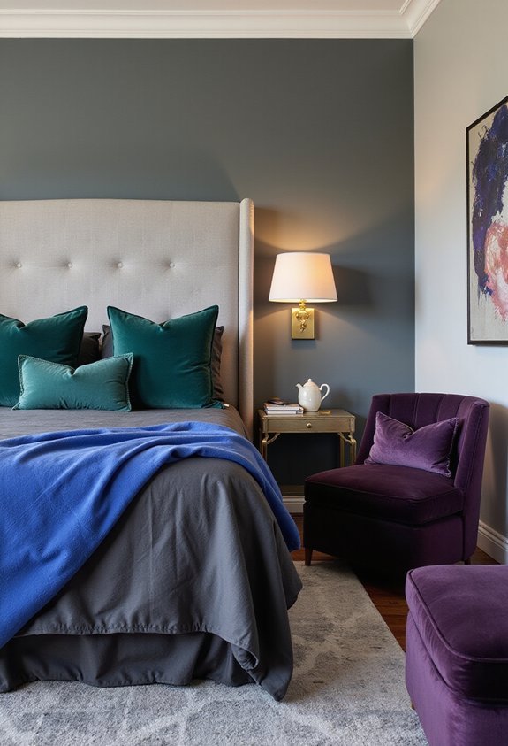 sophisticated regal jewel toned color party