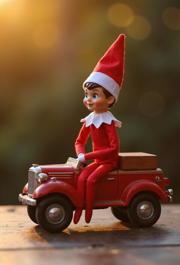 tiny elf comical toy car adventure
