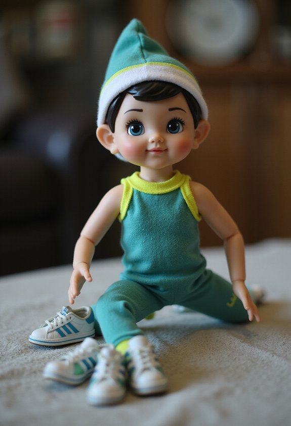 tiny sporty comedic athletic