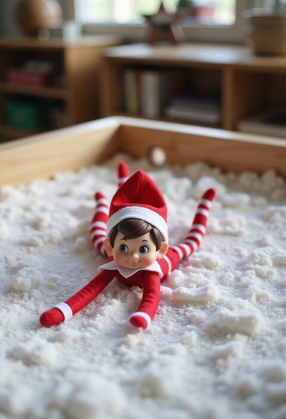warm cozy hilarious elf snow angel