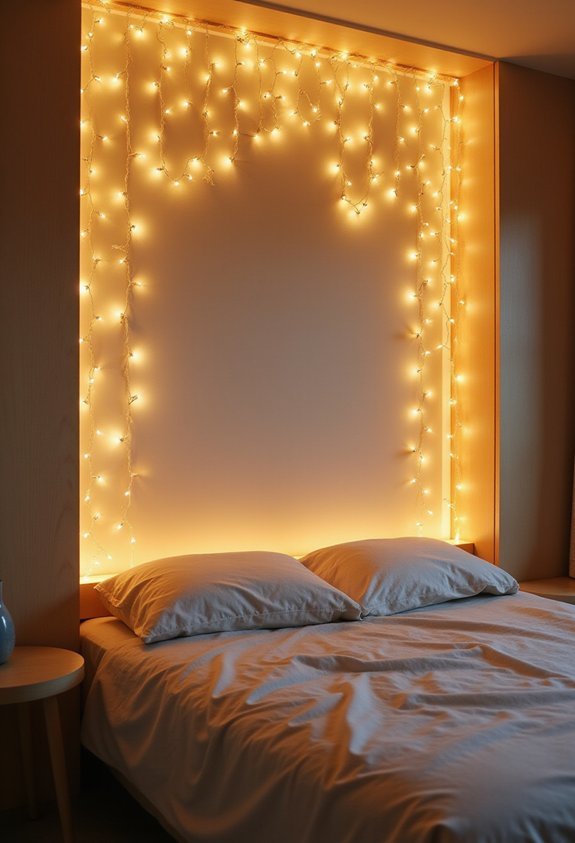 warm twinkly golden space saving