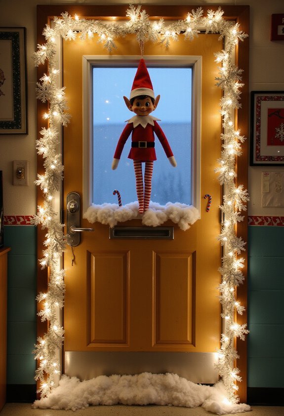 whimsical classroom door transformation overnight