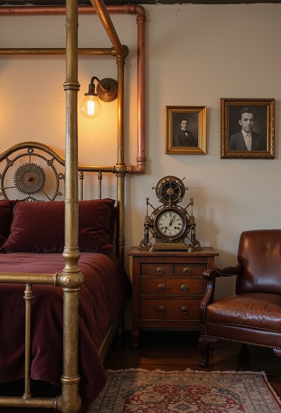 wrought iron edison taxidermy industrial sophistication