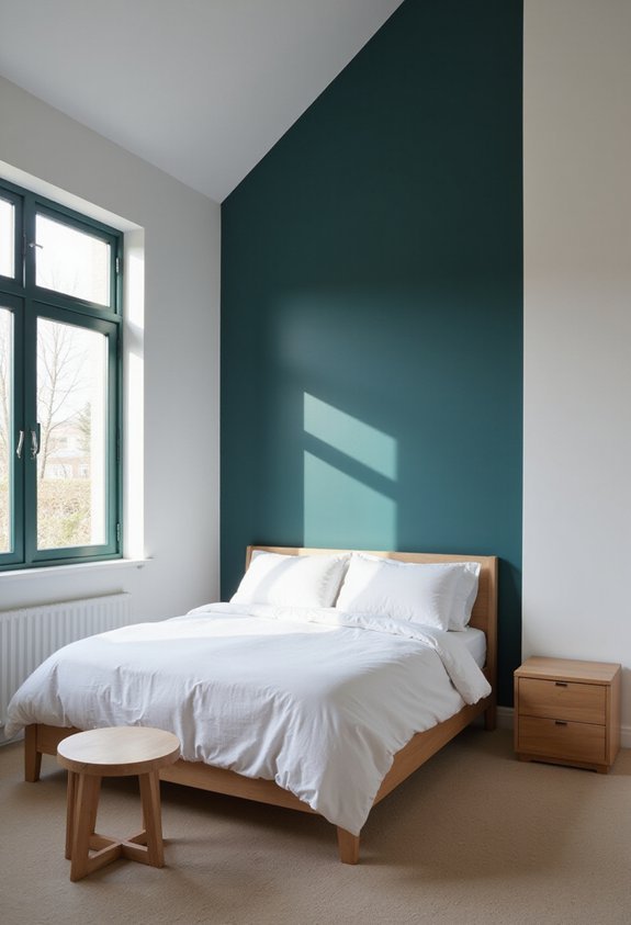 accent wall creates instant depth