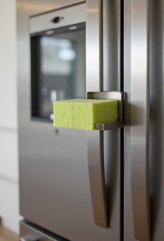 accessible organized sponge storage solution