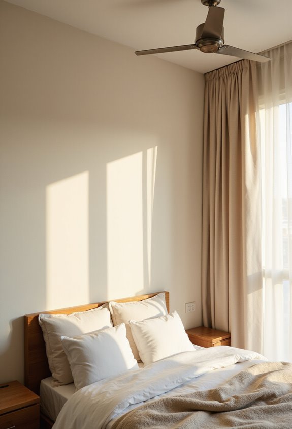 air circulating ceiling fan