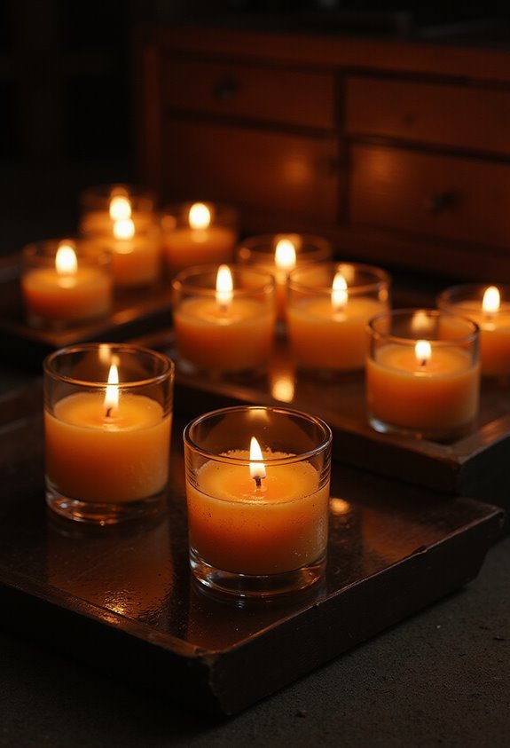 ambiance enhancing versatile fragrant tea lights