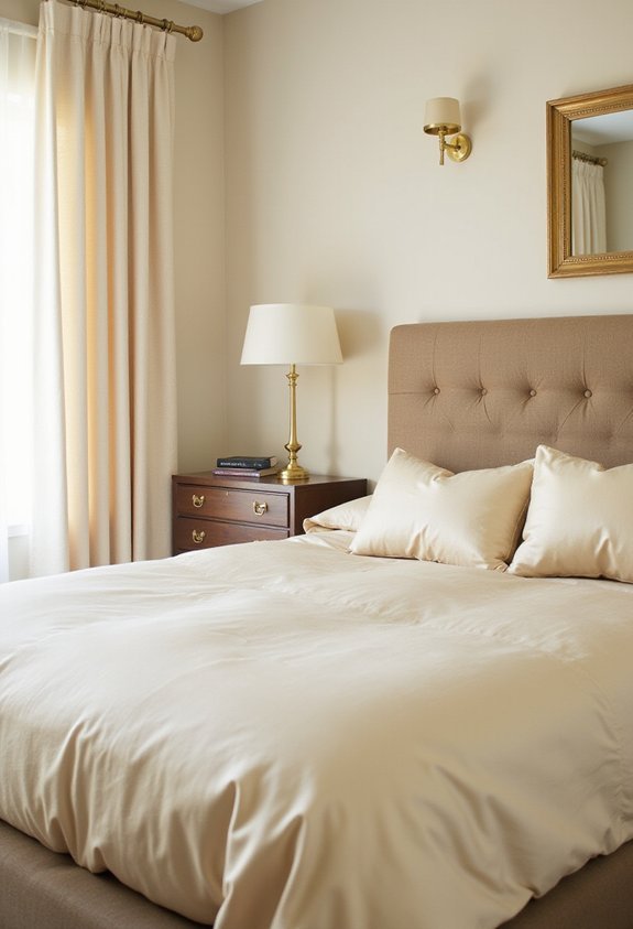 balanced metallic accents elevate elegance