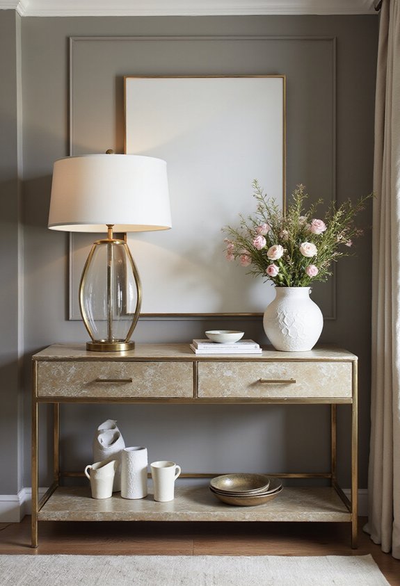 balanced staggered colorful thoughtfully displayed